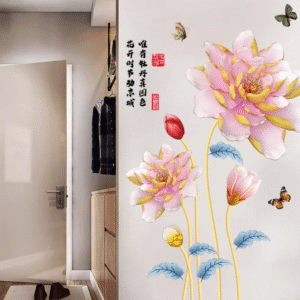 Lotus 3D three-dimensional wall stickers(Code 2A)