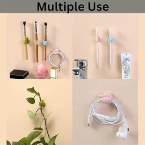 5 Pieces Creative Thumb Silicone Wall Hook