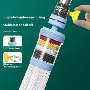 (১ পিস)360 Degree Rotatable 6 Layers Water purifier magnetic filter tap