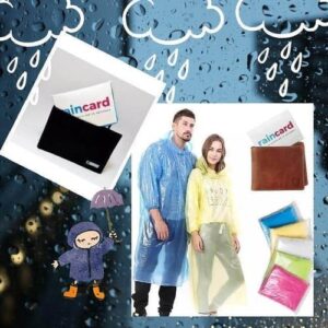 ৬ পিস পকেট রেইন কার্ড (Pocket Rain Card)