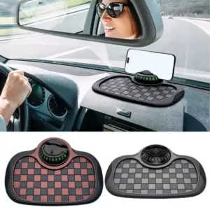Car Dashboard Grip Pad Multifunction Anti-Slip Mat Auto Phone Holder