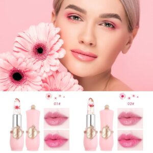 1 pcs Waterproof Jelly Crystal Lipstick