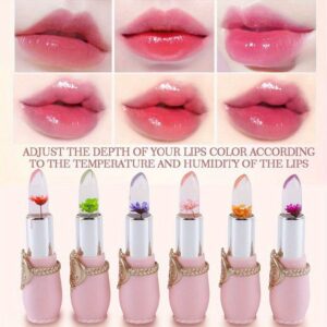 Full set 6 pcs Waterproof Jelly Crystal Lipstick