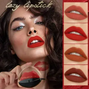 ১ পিস Korean Style Lip Shape Waterproof Lazy Lipstick