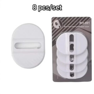 ৮ পিস Car door lock protective cover(White Color)
