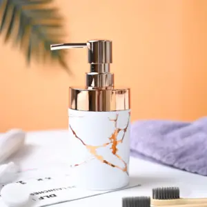 ১ পিস Luxury Marble Soap Dispenser-white