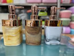 ৩ পিস Luxury Marble Soap Dispenser (white+Yellow+coffee)
