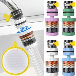 (৪ পিস)360 Degree Rotatable 6 Layers Water purifier magnetic filter tap