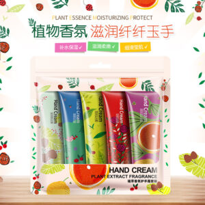 (5 পিস) Full Set Fruit Fragrance Hand Moisturizing Cream