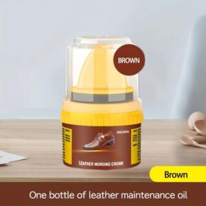 leather shoe polish(Brown)