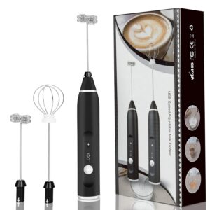 2 in 1 USB Speed Adjustable Milk Frother For Coffee