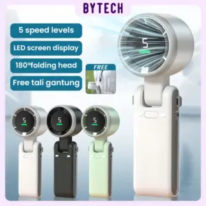 5-Speed Foldable Handheld Fan(1800 watt)