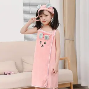 Baby Bath Towel Dress(৪–১২ বছর বয়সী বাচ্চাদের জন্য উপযোগী)