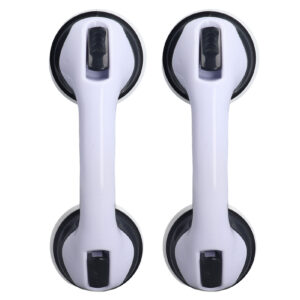 (২ পিস)Safety Helping Handle Anti Slip Support Toilet Bathroom Handle Vacuum Suction Cup