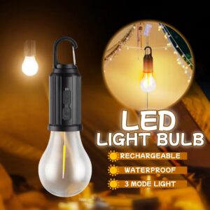 (১ পিস)USB Rechargeable Emergency LED Light Bulb