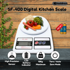 Kitchen Digital Weight Scale-১০ কেজি পর্যন্ত ওজন মাপা যাবে