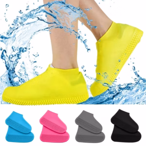 ২ জোড়া(৪ পিস)Silicone Rain Shoe Cover